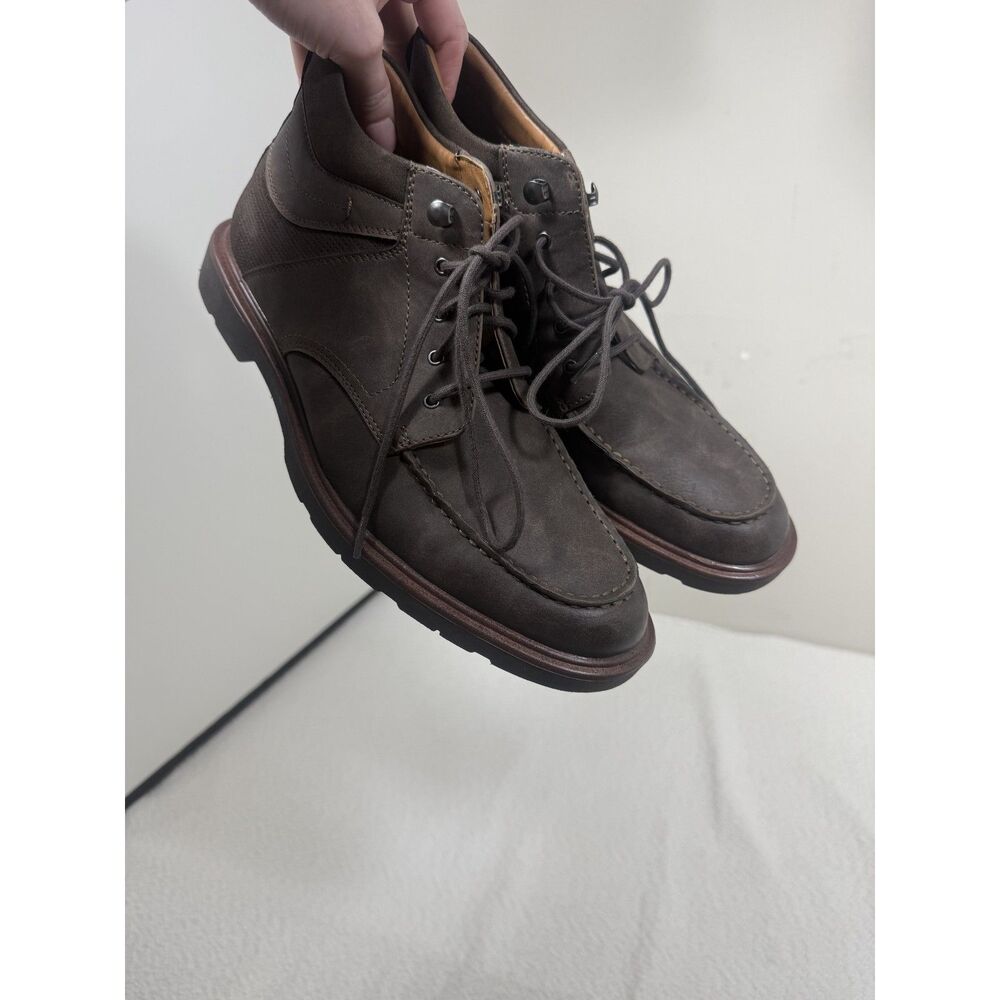 Dockers Men 8M Brown Moc Toe Chukka Boots Lace Up Ankle Shoes 90-43178 Gorpcore